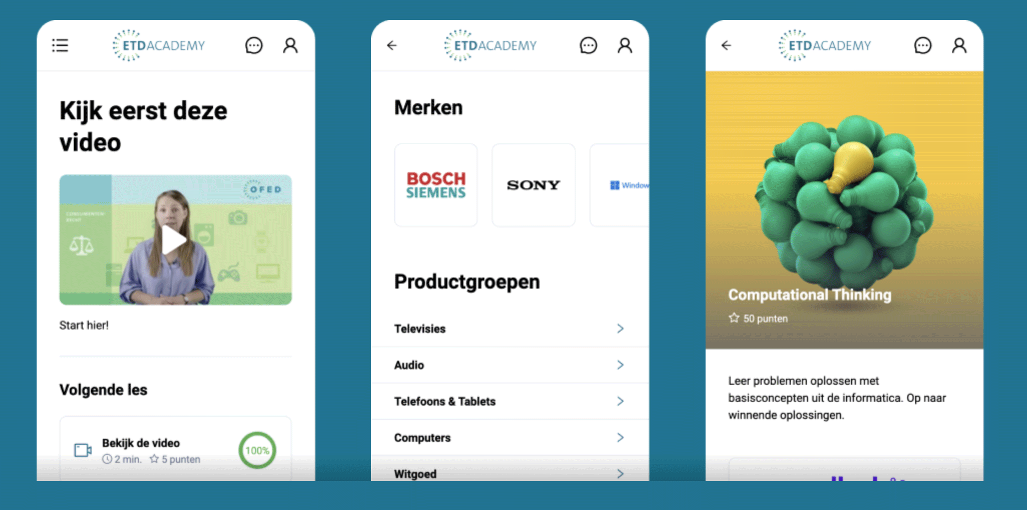 Vanaf nu beschikbaar: de ETD Academy app!